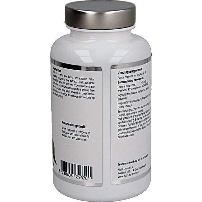 Dieet Pro Groene thee capsules 60 Capsules