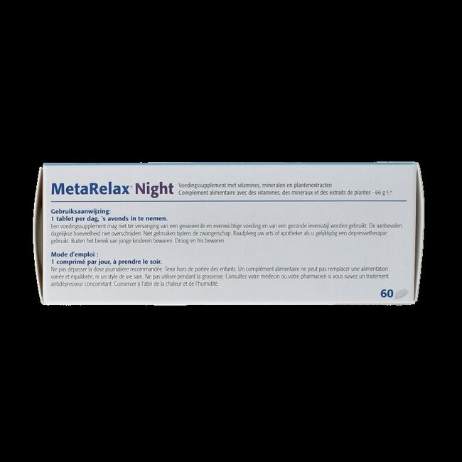 Metagenics MetaRelax Night 60 comprimés
