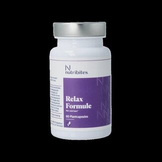 Nutribites Nutribites Relax formule 60 Vegetarische capsules