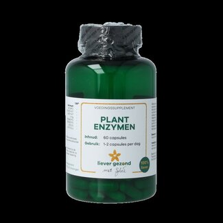 Liever Gezond Liever Gezond Plant enzymen 60 Vegetarische capsules