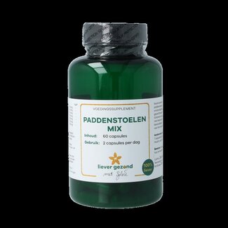 Liever Gezond Liever Gezond Paddenstoelenmix 525mg bio 60 Vegetarische capsules