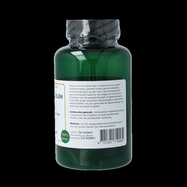 Liever Gezond Mélange de champignons 525 mg bio 60 gélules végétales