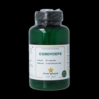 Liever Gezond Liever Gezond Cordyceps 800mg organic 60 Vegetarische capsules