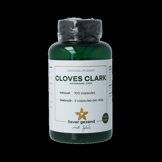 Liever Gezond Liever Gezond Clou de girofle caps clove clark 100 gélules végétariennes