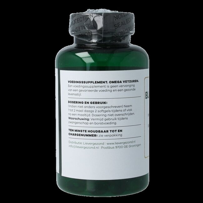 Liever Gezond Komijnzaadolie zwart 90 Vegetarische capsules