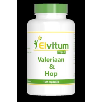Elvitum Elvitum Valeriaan en hop extract 120 Capsules