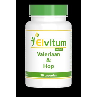 Elvitum Elvitum Valeriaan en hop extract 30 Capsules