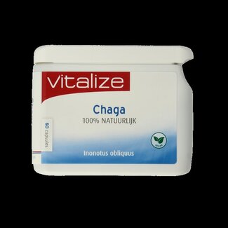 Vitalize Vitalize Hericium chaga 100% natuurlijk 60 Capsules