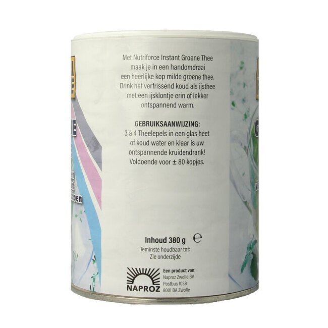 Nutriforce Thé vert instantané 380 g