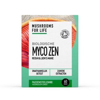 Mushrooms for Life Mushrooms for Life Myco zen poeder bio 60 Gram