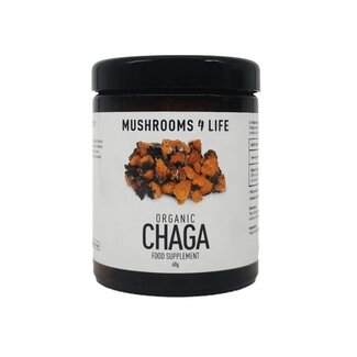 Mushrooms for Life Mushrooms for Life Chaga poeder bio 60 Gram
