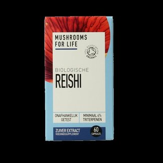 Mushrooms for Life Mushrooms for Life Reishi bio 60 Capsules