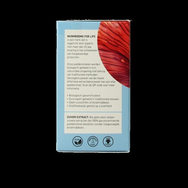 Mushrooms for Life Reishi Bio 60 Gélules