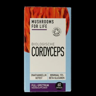Mushrooms for Life Mushrooms for Life Cordyceps bio 60 Capsules