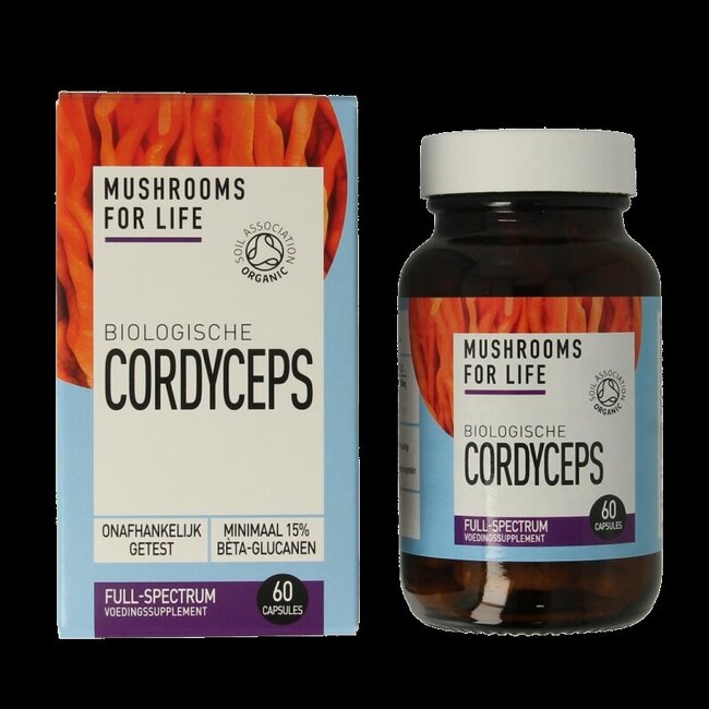Mushrooms for Life Cordyceps bio 60 Capsules