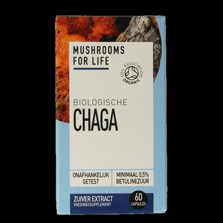 Mushrooms for Life Mushrooms for Life Chaga bio 60 Capsules