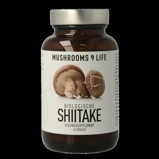Mushrooms for Life Mushrooms for Life Shiitake bio 60 Capsules
