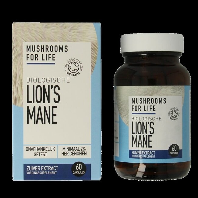 Mushrooms for Life Lion's mane bio 60 Capsules