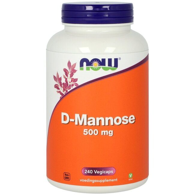 NOW D-Mannose 500mg 240 Vegetarische capsules