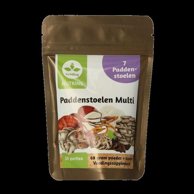 Nutrins 7 paddenstoelen multi poeder 68 Gram