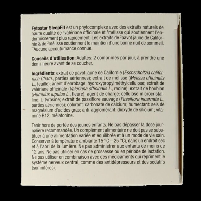 Fytostar Sleep fit maxi 60 Capsules