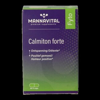 Mannavital Mannavital Calmiton 60 Vegetarische capsules