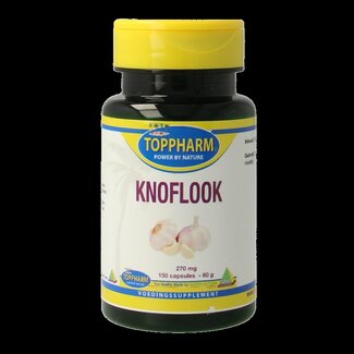 Toppharm Toppharm Knoflook 270mg 150 Capsules