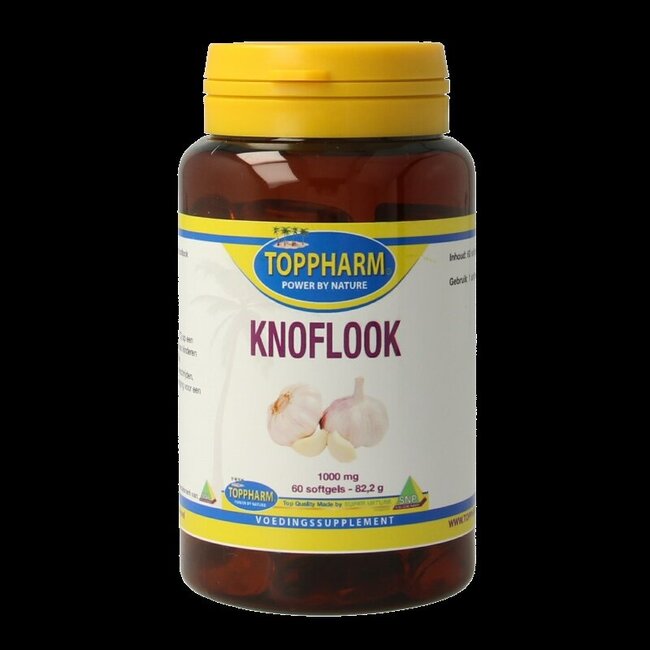 Toppharm Knoflook 1000mg 60 Softgels