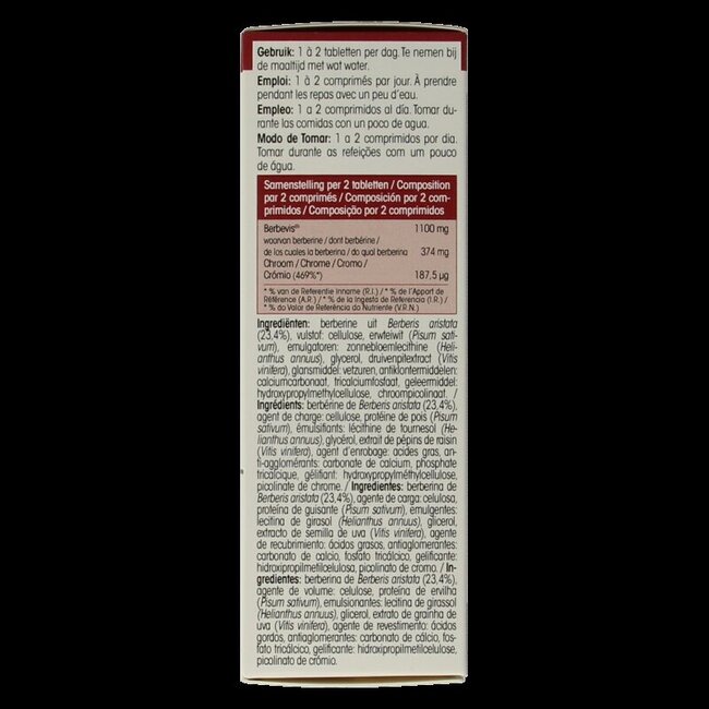 Physalis Berbérine forte 30 comprimés