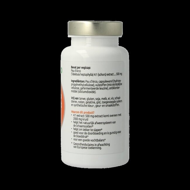 VitOrtho Extrait de Pau d'arco 500 mg 60 gélules végétales