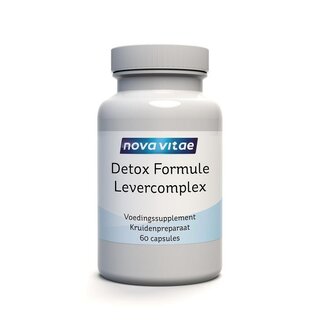Nova Vitae Nova Vitae Detox formule levercomplex 60 Vegetarische capsules