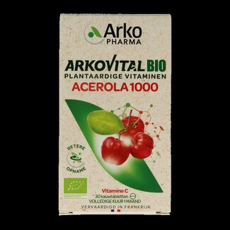 Arkovital Arkovital Acerola 1000 bio 30 comprimés à croquer