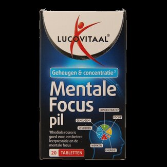 Lucovitaal Lucovitaal Mentale focus pil 20 Tabletten
