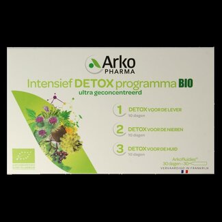 Arkofluids Arkofluids Bio detox 30 dagen kuur 30 Ampullen