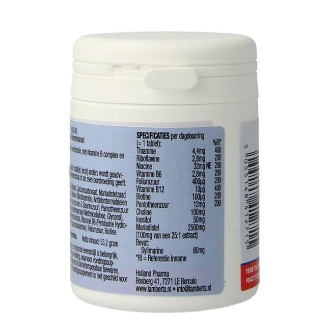 Lamberts Complexe Hépatique Choline 60 Comprimés