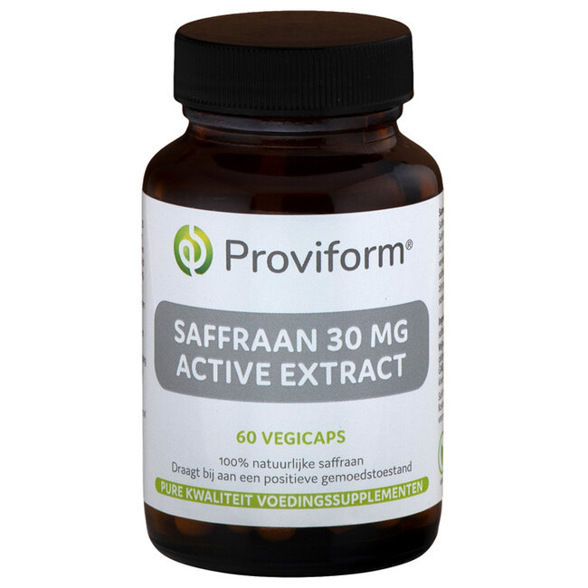 Proviform Saffraan 30 mg active extract 60 Vegetarische capsules