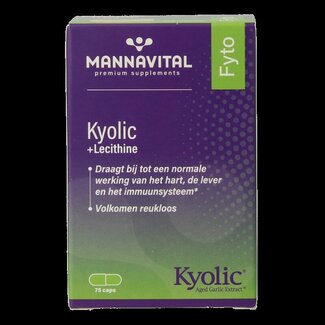 Mannavital Mannavital Kyolic + lecithine 75 Capsules