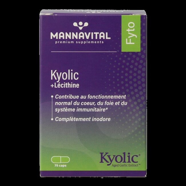 Mannavital Kyolic + lecithine 75 Capsules