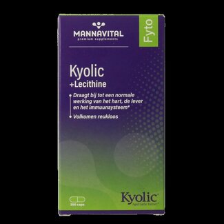 Mannavital Mannavital Kyolic + lecithine 200 Capsules