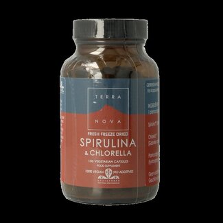 Terranova Terranova Spirulina & chlorella complex 100 Vegetarische capsules