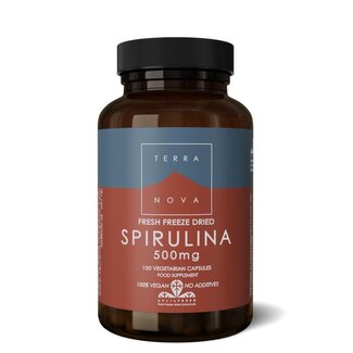 Terranova Terranova Spirulina 500mg 100 Vegetarische capsules