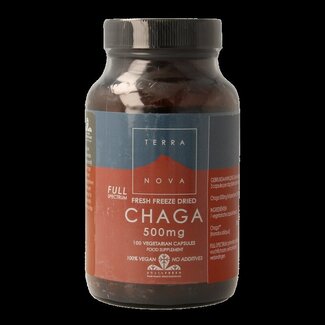 Terranova Terranova Chaga 500mg 100 Vegetarische capsules