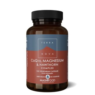 Terranova Terranova Co Q10, magnesium & hawthorn complex 100 Vegetarische capsules