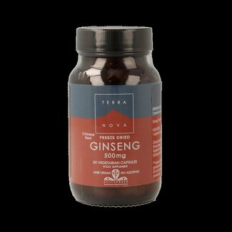Terranova Terranova Ginseng 500mg 50 Vegetarische capsules