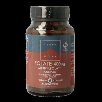 Terranova Terranova Folaat 400mcg complex 50 Vegetarische capsules