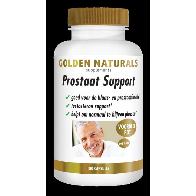 Golden Naturals Prostaat support 180 Capsules