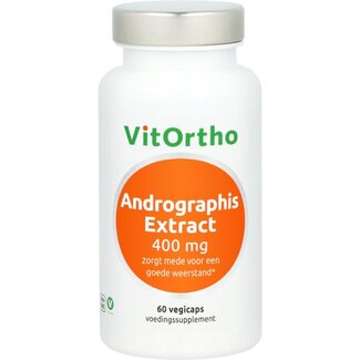 VitOrtho VitOrtho Andrographis extract 400 mg 60 Vegetarische capsules