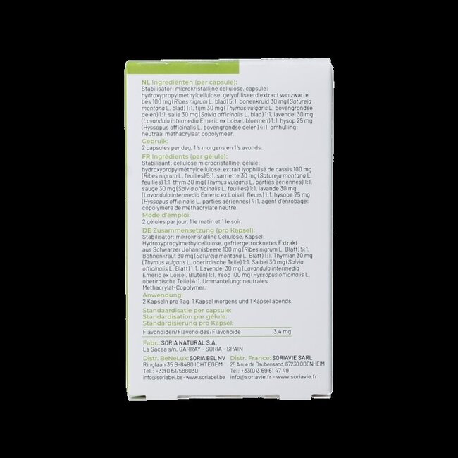 Soria Natural 14-C Alerdin XXI 30 Capsules