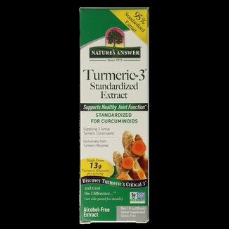 Natures Answer Nature's Answer Turmeric-3 Extrait de curcuma sans alcool 30 ml