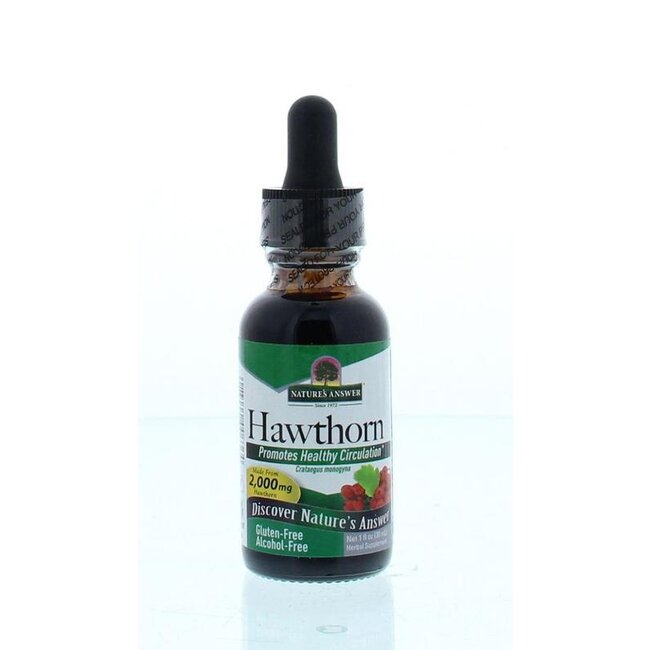 Natures Answer Meidoorn extract alcoholvrij 30 Milliliter